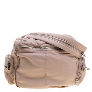 Pre Owned Alexander Wang Blush Pink Leather Jane Shoulder Bag