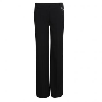Pre Owned T by Alexander Wang Black High Rise Tailored Wide Leg Trousers S
