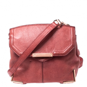 Pre Owned Alexander Wang Red Leather Small Marion Shoulder Bag