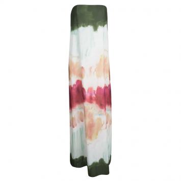 Pre Owned Alice + Olivia Watercolor Strapless Yullisa Maxi Dress M