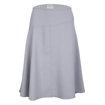 Pre Owned Armani Collezioni Grey Flared Skirt M