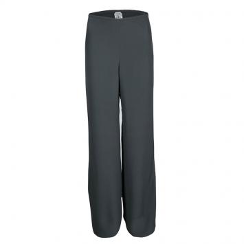 Pre Owned Armani Collezioni Grey Wide Leg Trousers M