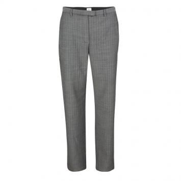Pre Owned Armani Collezioni Monochrome Herringbone Weave Tailored Wool Trousers M