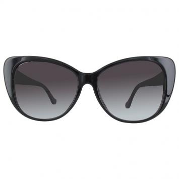 Pre Owned Balenciaga Shiny Black/Gradient Smoke BA0016F Cat Eye Sunglasses