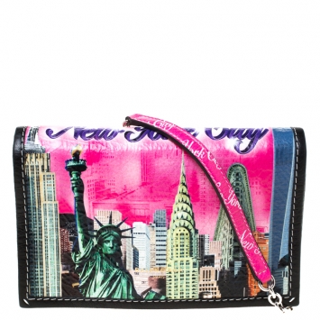 Pre Owned Balenciaga Multicolor Leather Bazar NYC Crossbody Bag