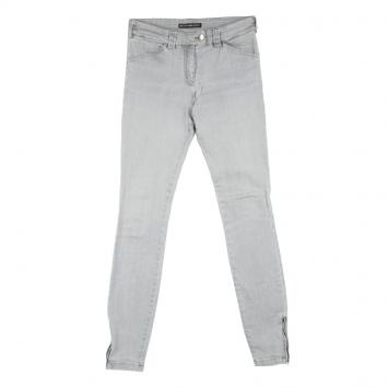 Pre Owned Balenciaga Grey Denim Skinny Jeans M
