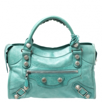 Pre Owned Balenciaga Papete Leather Classic City Tote