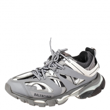 Pre Owned Balenciaga Multicolor Nylon and Mesh Track Led Trainer Sneakers Size 39