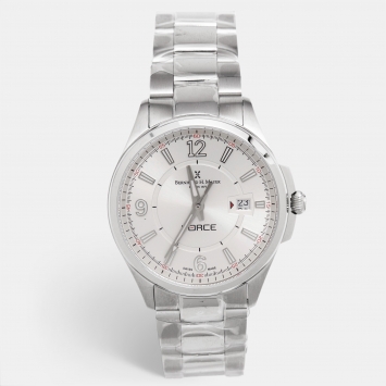 Pre Owned Bernhard H. Mayer Silver White Stainless Steel Force Artemis Women's Wristwatch 37 mm