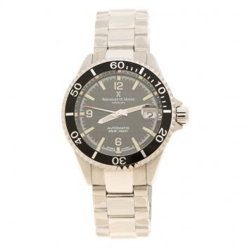Bernhard H. Mayer Depuis 1871 Black Stainless Steel Nauticus Limited Edition 0330/4999 Women's Wristwatch 37 mm