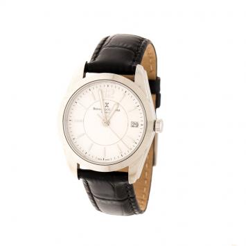 Pre Owned Bernhard H. Mayer White Stainless Steel Stella Women's Wristwatch 34 mm