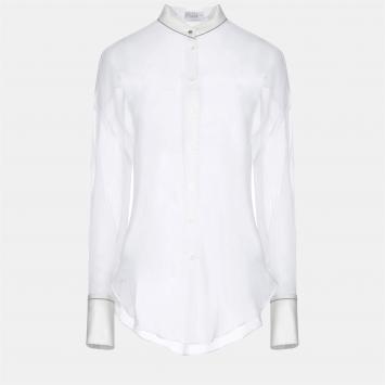 مملوكة مسبقًا Brunello Cucinelli Silk Shirt M