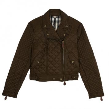 Pre Owned Burberry Brit Oakcliffe Quilted Jacket XL