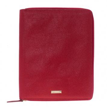 Pre Owned Burberry London Red Leather iPad 2 Case
