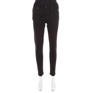 مملوكة مسبقًا Burberry Brit Black Denim Hampstead Slim Fit Jeans M