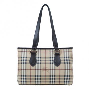 Pre Owned Burberry Haymarket Regent Tote