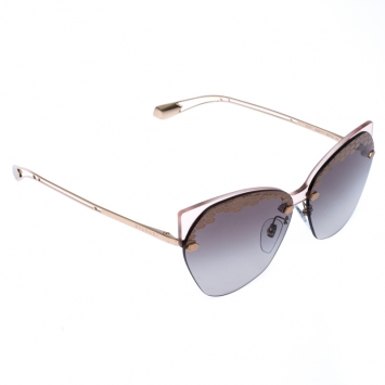 Pre Owned Bvlgari Bronze/Grey Gradient Serpenteyes Sunglasses