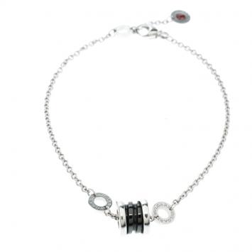 Pre Owned Bvlgari B.Zero1 Save The Children  Silver Bracelet 