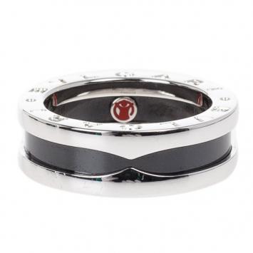 Pre Owned Bvlgari Save The Children Silver Ring Size 51