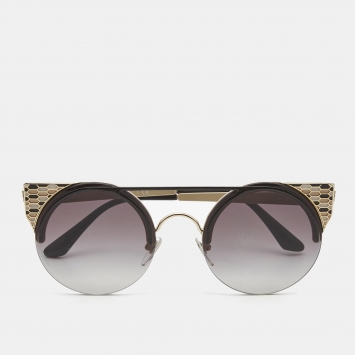 Bvlgari Black Gradient 6088 Cat Eye Sunglasses
