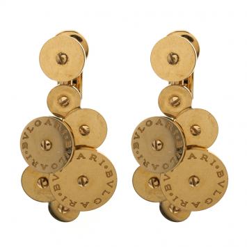 Pre Owned Bvlgari Cicladi 18k Yellow Gold Drop Earrings
