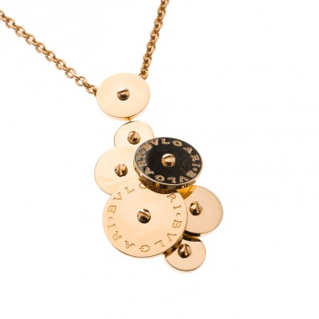 Pre Owned Bvlgari Cicladi 18k Yellow Gold Pendant Necklace