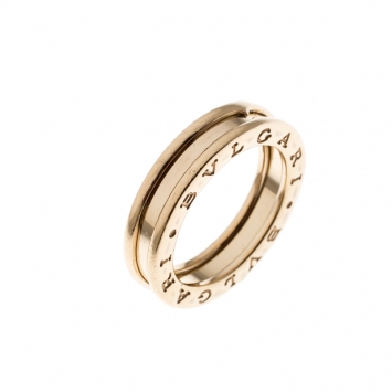 Pre Owned Bvlgari B.Zero1 1-Band 18K Yellow Gold Ring Size 52