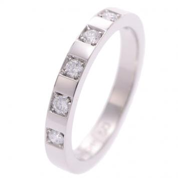 Pre Owned Bvlgari Marry Me Diamonds Platinum RIng Size 50