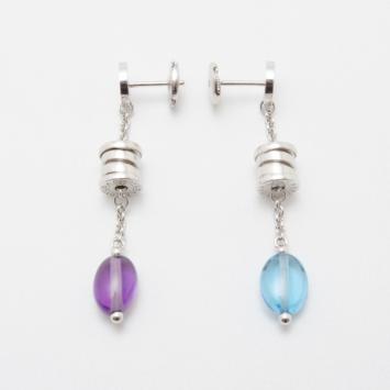 Pre Owned Bvlgari B.Zero1 18Kt Pendant Earrings