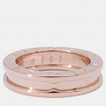 Pre Owned Bvlgari 18K Rose Gold B.Zero1 Band Ring EU 50