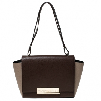 Pre Owned Carolina Herrera Multicolor Leather Shoulder Bag