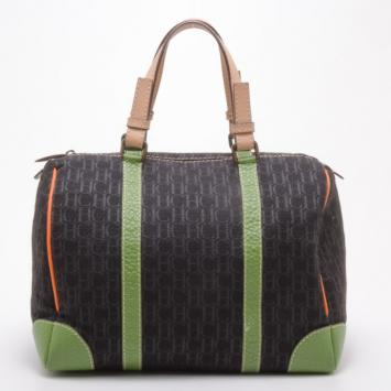 Pre Owned Carolina Herrera Monogram Multicolored Boston