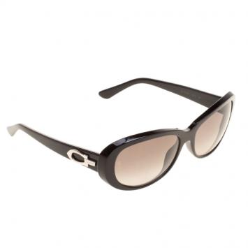 Pre Owned Cartier Black Cateye Sunglasses