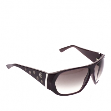 Pre Owned Cartier Purple/Black Gradient Oversized Sunglasses