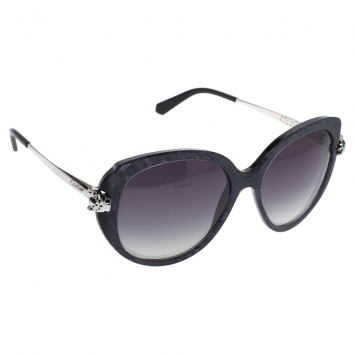 مملوكة مسبقًا Cartier Charcoal/Grey Gradient Panthère Wild de Cartier Sunglasses