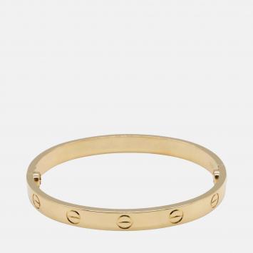 Pre Owned Cartier 18K Yellow Gold Classic Love Bracelet