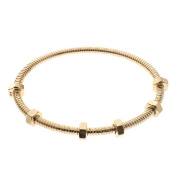 Pre Owned Cartier Ecrou de Cartier 18k Rose Gold Bracelet 16 cm