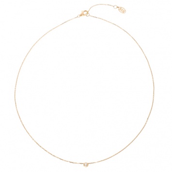 Pre Owned Cartier Diamants Légers De Cartier Diamond & 18kt Rose Gold SM Necklace 