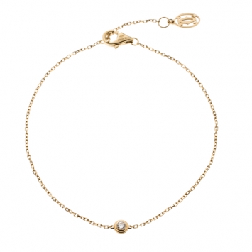 Pre Owned Cartier Diamants Legers de Cartier Diamond 18k Yellow Gold Bracelet
