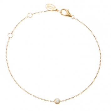 Pre Owned Cartier Diamants Legers Diamond 18k Yellow Gold Bracelet