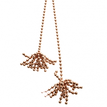 Pre Owned Cartier Paris Nouvelle Vague Diamond & 18k Rose Gold Lariat Necklace