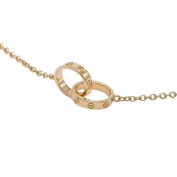 Pre Owned Cartier Love 18K Yellow Gold 2 Hoops Bracelet