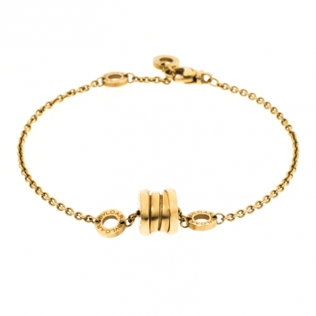 Pre Owned Bvlgari B.Zero1 18k Yellow Gold Soft Bracelet