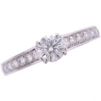 Pre Owned Cartier Solitaire Daimond Band Ring Size 48