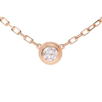 Pre Owned Cartier Diamants Légers Diamond 18k Yellow Gold Pendant Necklace