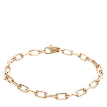Pre Owned Cartier Spartacus 18K Yellow Gold Link Bracelet 17 CM