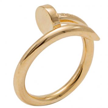Pre Owned Cartier Yellow Gold Juste Un Clou Ring Size 56
