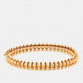 Pre Owned Cartier Clash De Cartier 18K Rose Gold Medium Model Bracelet 17