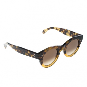 Pre Owned Celine Havana/Brown Gradient CL41425S Wayfarer Sunglasses