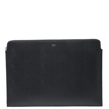 Pre Owned Celine Grey Leather Document Holder